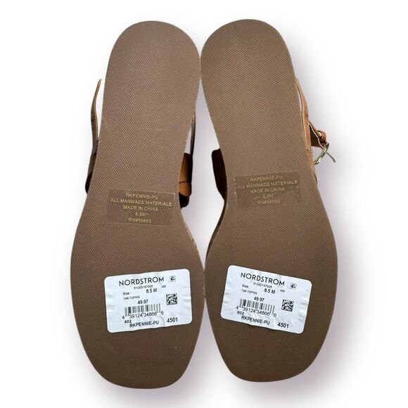 Nordstrom Rack Pennie Platform Sandal Women's‎ Open Toe Brown Sandals Size 8.5 - Picture 3 of 10